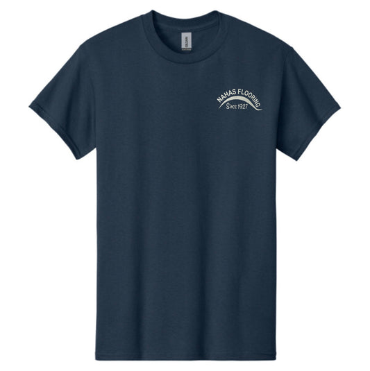 Navy Blue Nahas Flooring T-Shirt
